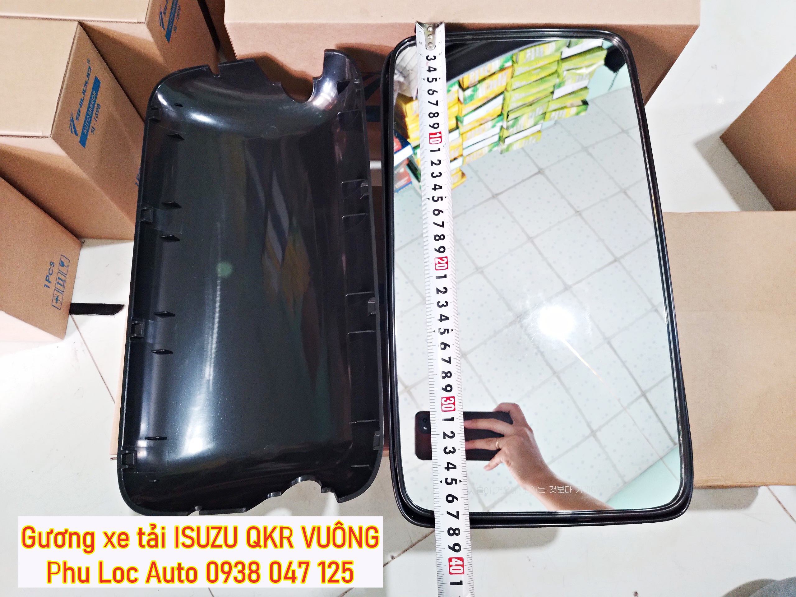 Gương chiếu hậu xe tải ISUZU QKR VUÔNG từ đời 2022 gương lớn trên ( giá 1 cái) Gương chiếu hậu xe tải ISUZU QKR VUÔNG từ đời 2022 gương lớn trên ( giá 1 cái)