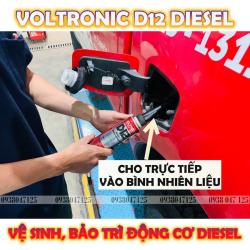D12 Voltronic Diesel - vệ sinh kim phun xupap động cơ dầu diesel hiệu quả hàng nhập khẩu Đức ( chai 300ml)