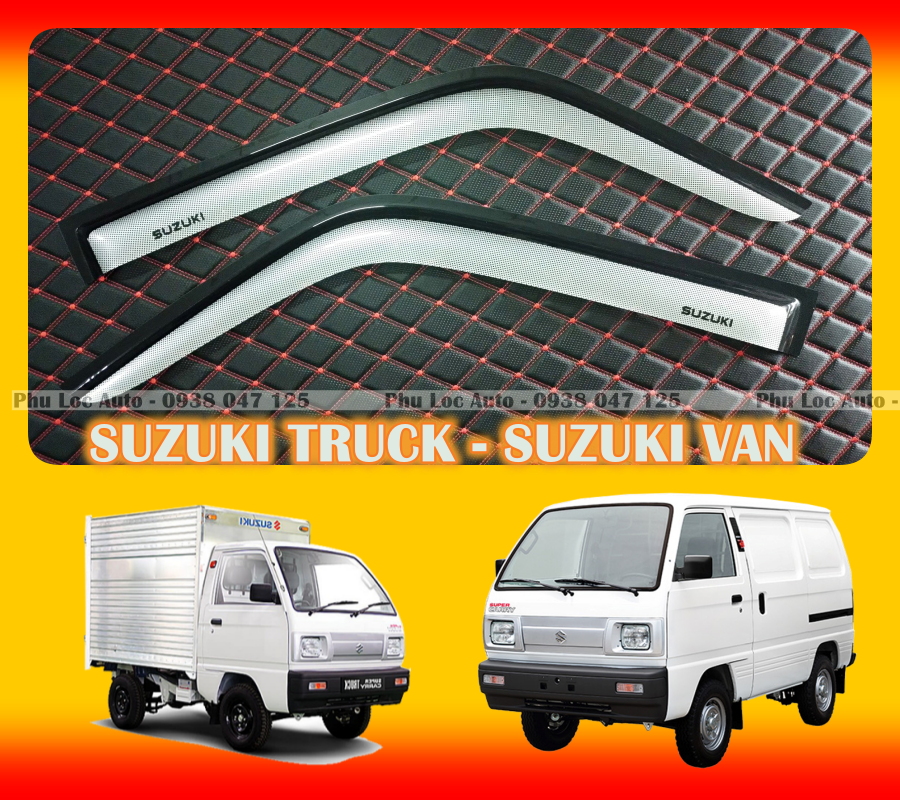 Vè che mưa xe tải SUZUKI TRUCK 500kg 700kg - nhựa trắng ( giá 1 cặp)
